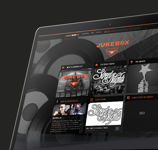 Jukebox website design